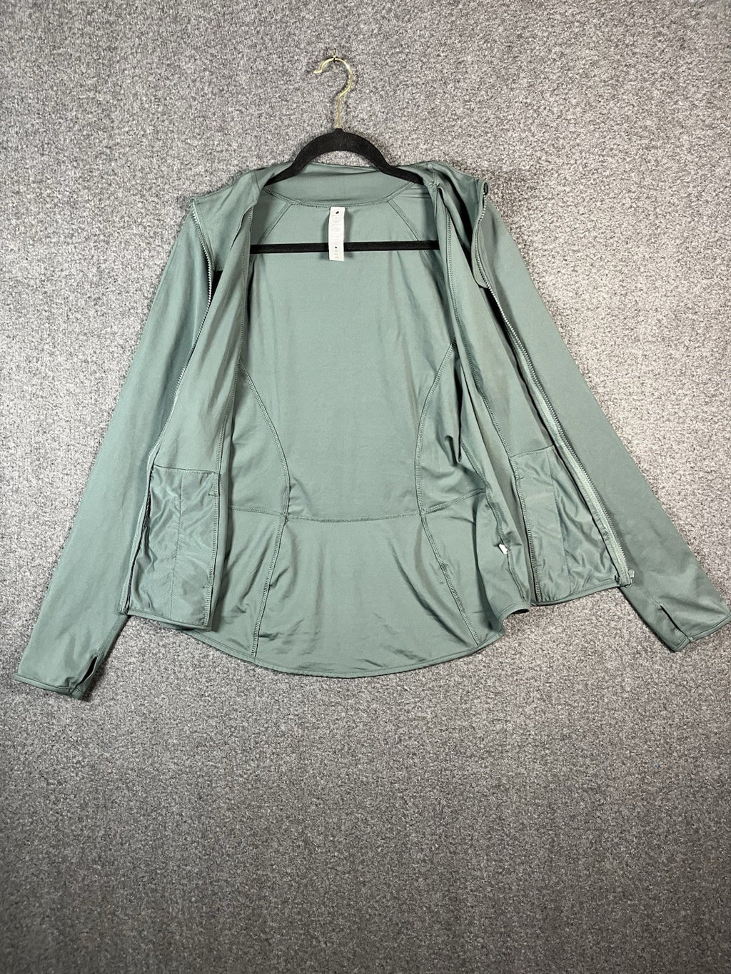yogalicious jacket Woman’s Active Green XL Longsleeve 1/4 Collar 