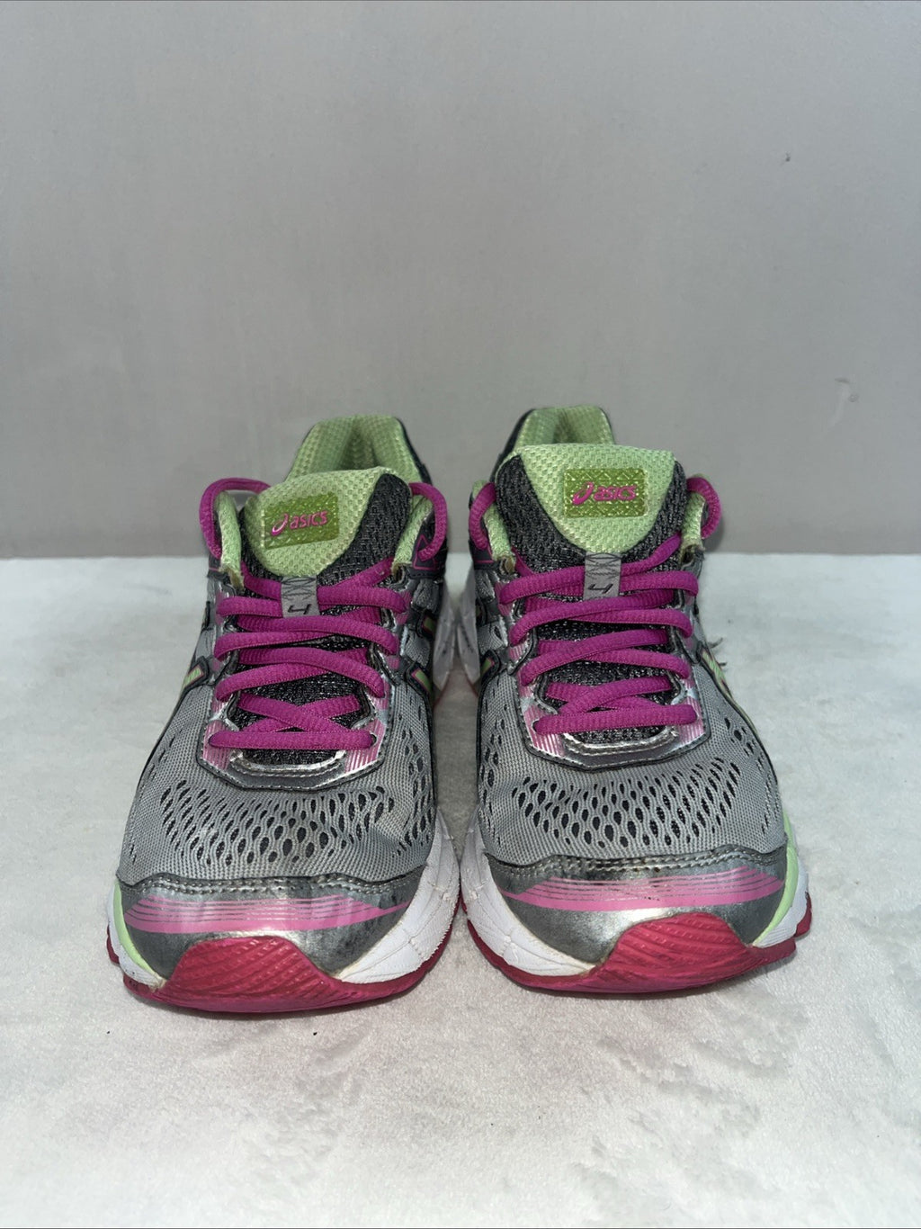 Size 7 - ASICS GT 1000 4 Silver Pistachio Pink W