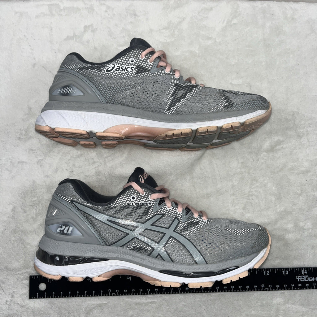 Size 8 - ASICS Gel Nimbus 20 Mid Grey Pink W