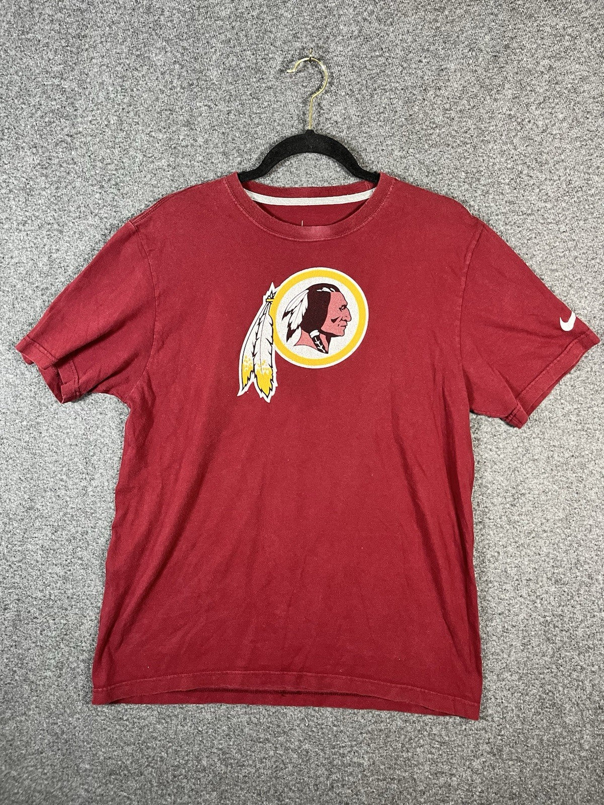 Nike Washington Redskins Kerrigan 91 T Shirt Burgundy Large 