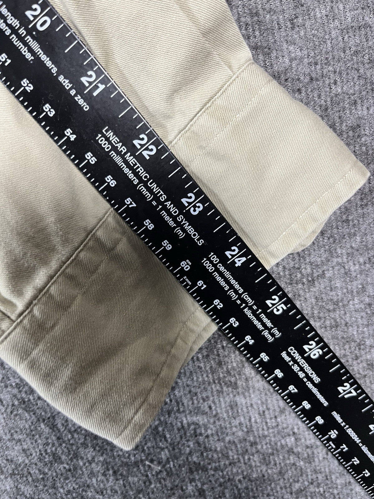 Polo Ralph Lauren Men's XL Big Shirt Beige Button-Down Long Sleeve 100% Cotton
