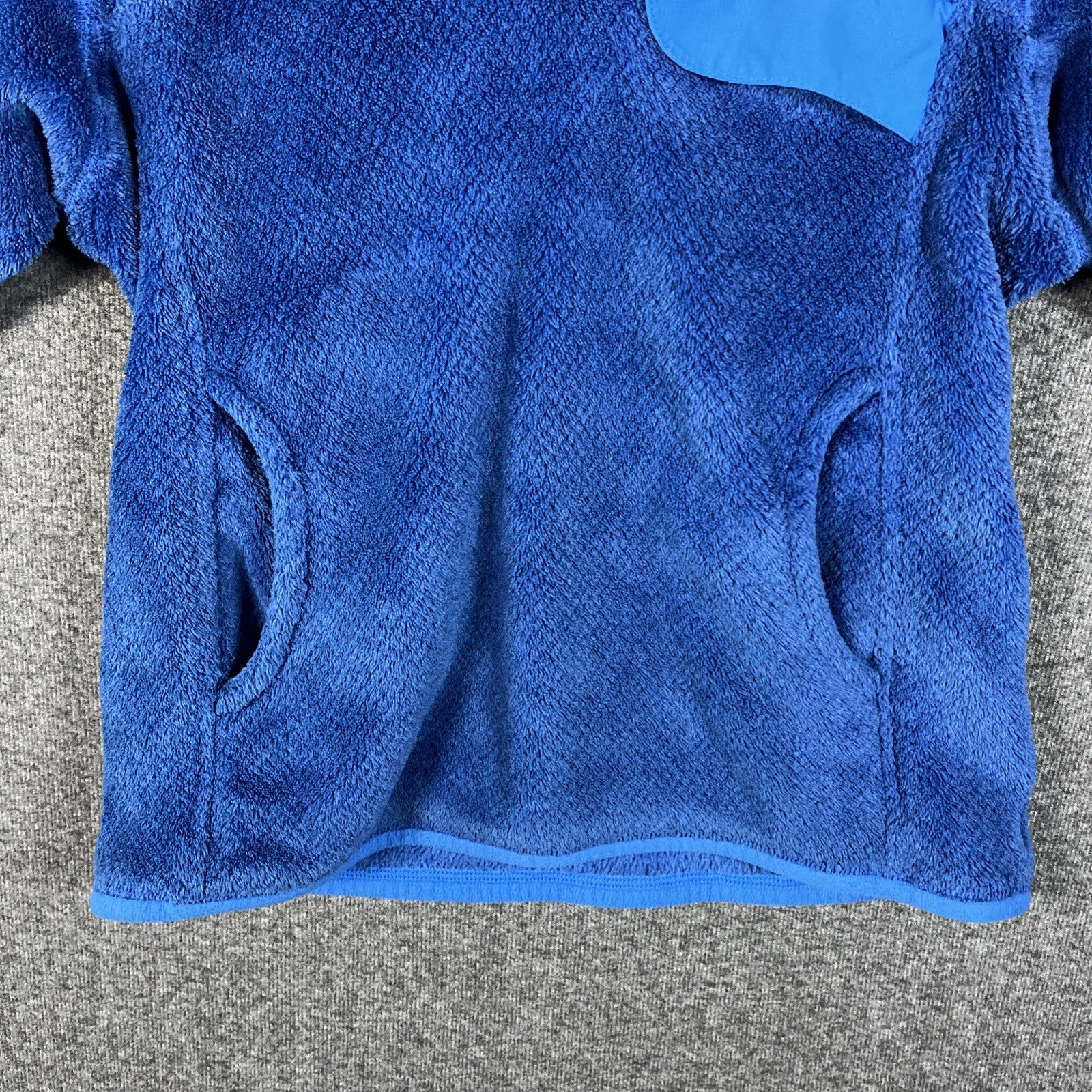 Patagonia Jacket Women S Blue Re-Tool Snap T Pullover Sweater Pockets Polartec