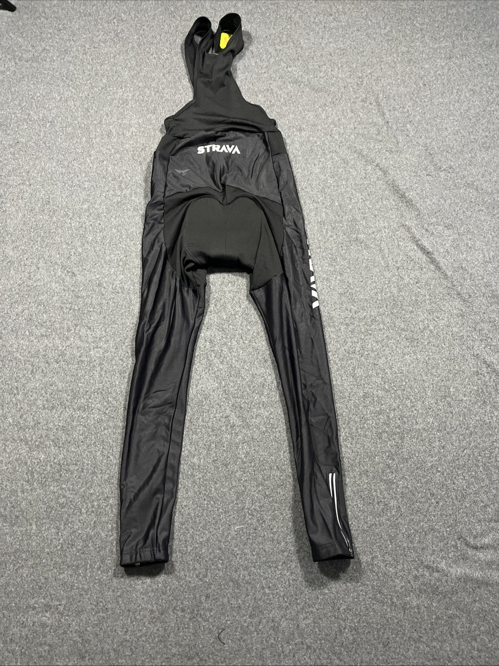 Strava Black Anti Shock Gel Impact Shockproof Cushioned Cycling Stretch Bib Med