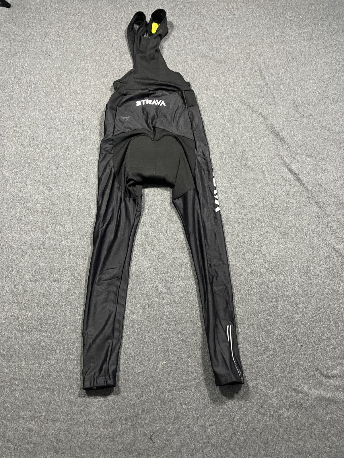 Strava Black Anti Shock Gel Impact Shockproof Cushioned Cycling Stretch Bib Med