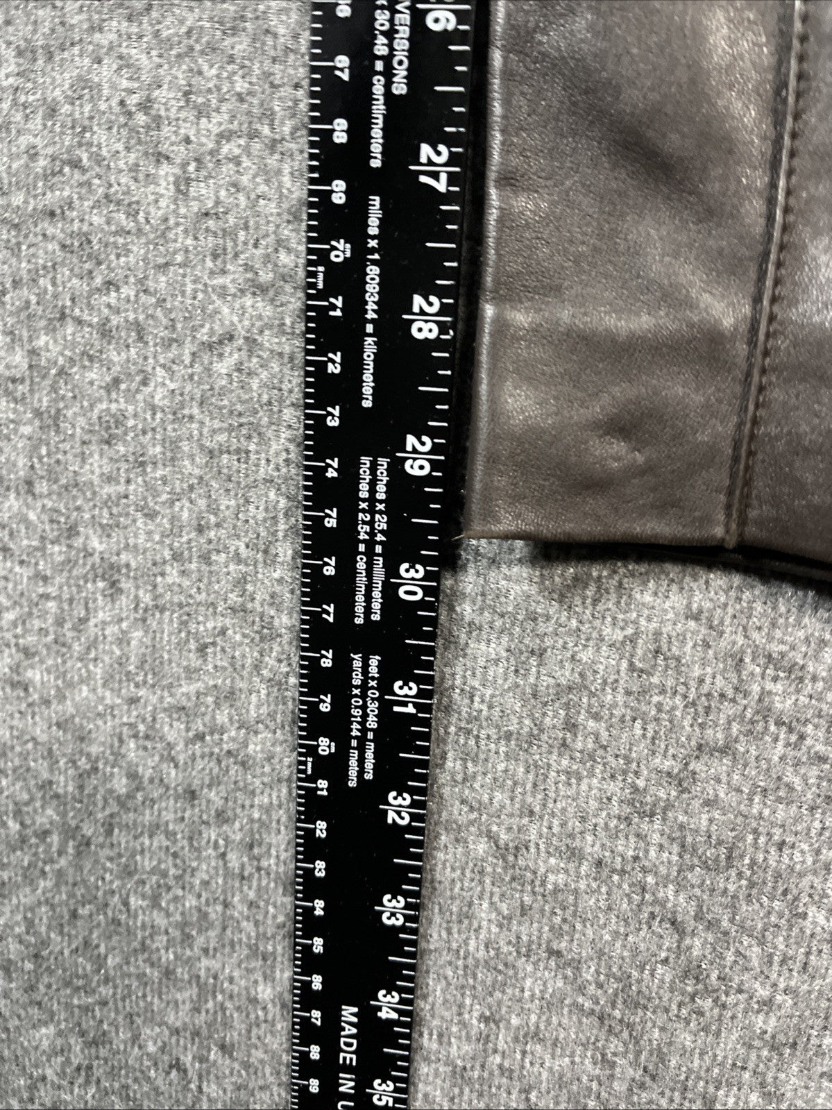 Carlisle women’s leather pants boot cut US 4 UK 8 brown