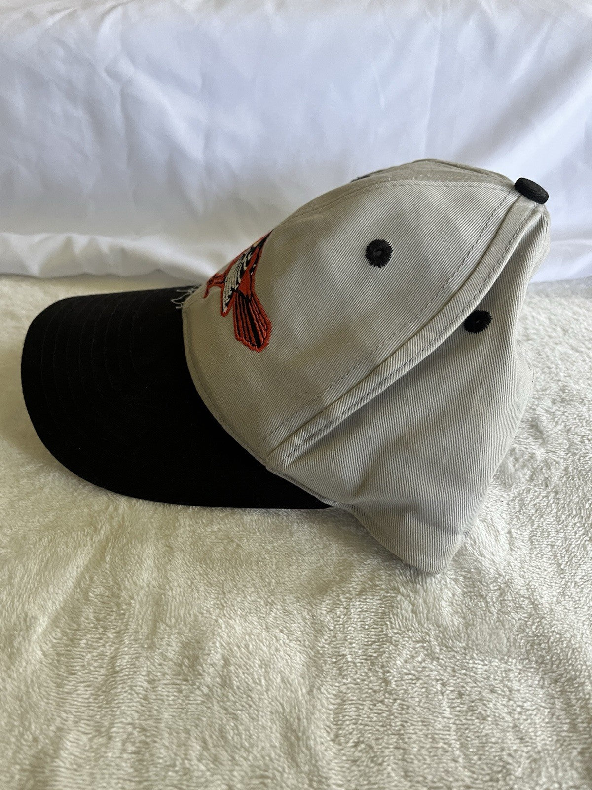 Vintage Baltimore Orioles Snapback Gray Adjustable One Size Hat - Authentic MLB