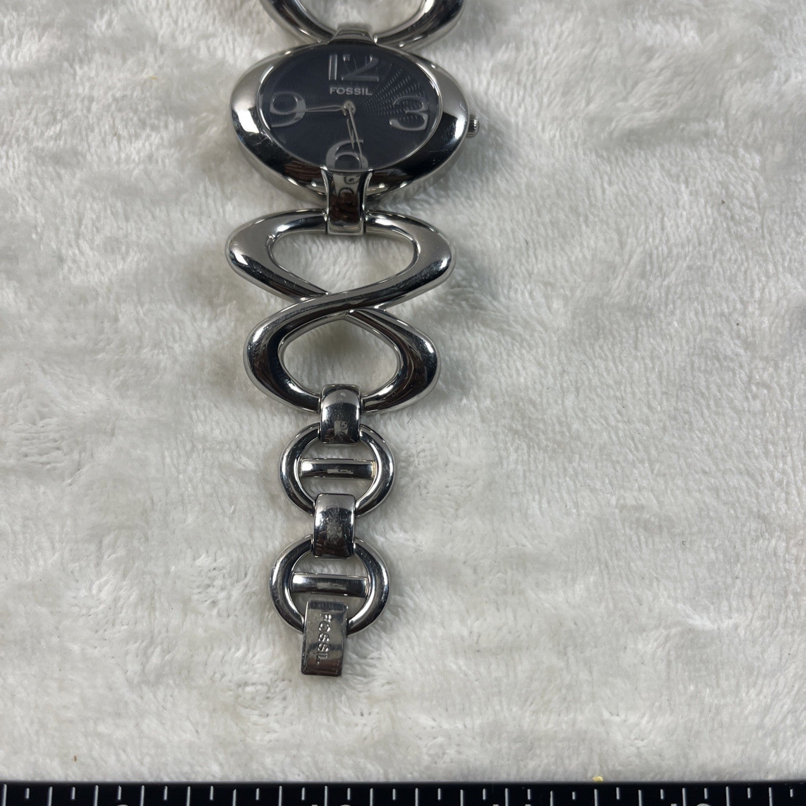 Fossil F2 ES-1972 Ladies Watch Stainless Steel Water Resistant Analog 
