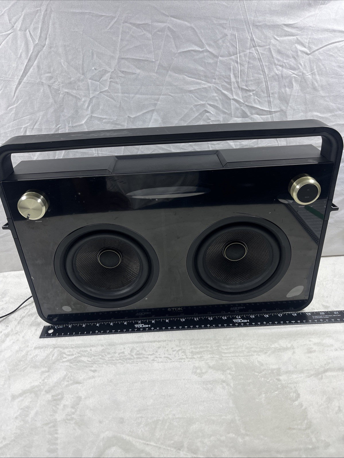 TDK 2 Speaker Boombox Life On Record TP6802BLK