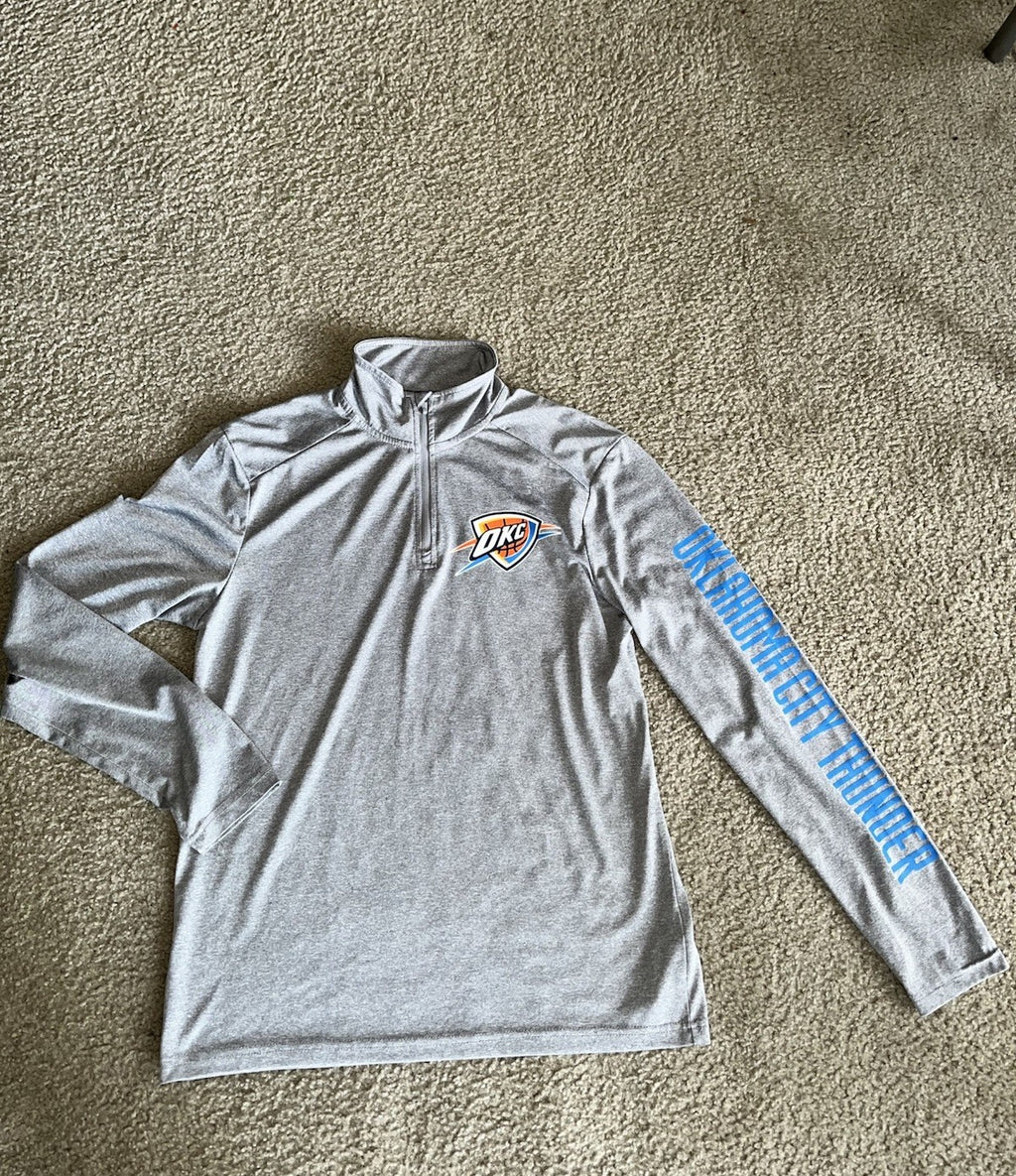 Small Dri Fit OKC Zip Up Turtle Neck