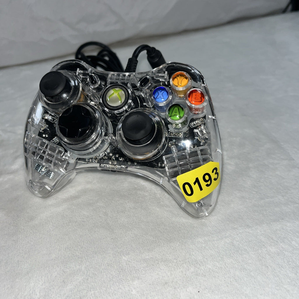 Xbox 360 Afterglow Ax.1 Wired Controller Featuring SmartTrack Untested