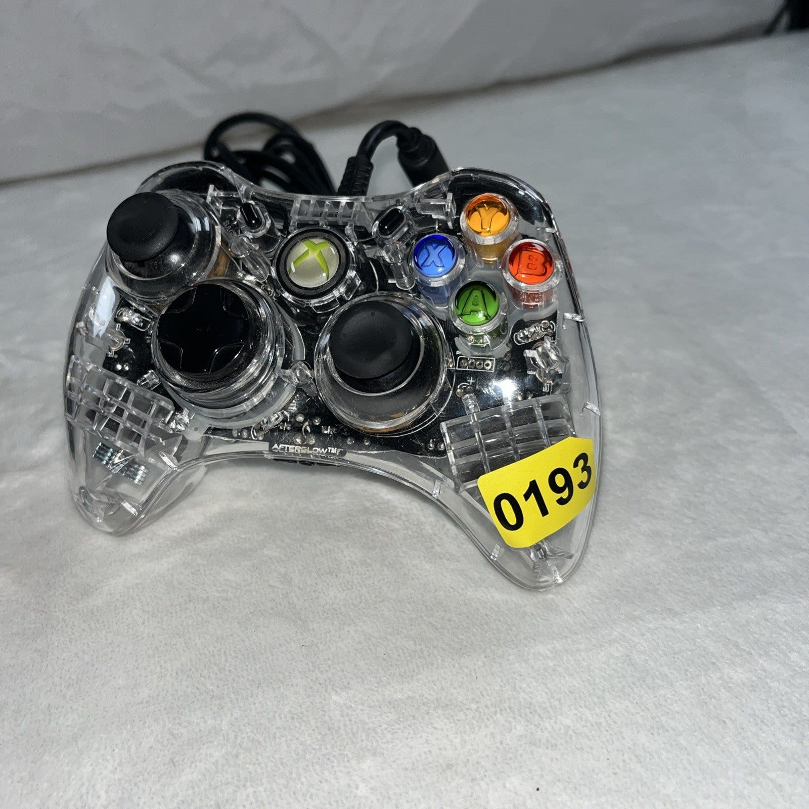 Xbox 360 Afterglow Ax.1 Wired Controller Featuring SmartTrack Untested