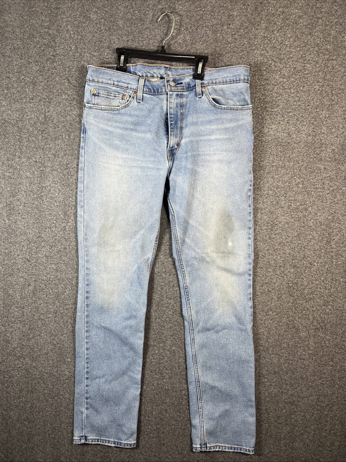 Levi’s 511 men’s light blue denim jeans size 36×32 zipper button Fly Stretch 