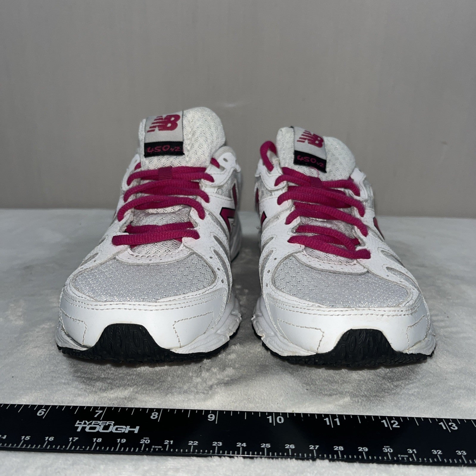 New Balance 450v2 Womens Running Shoes White Pink Size 9 1/2 