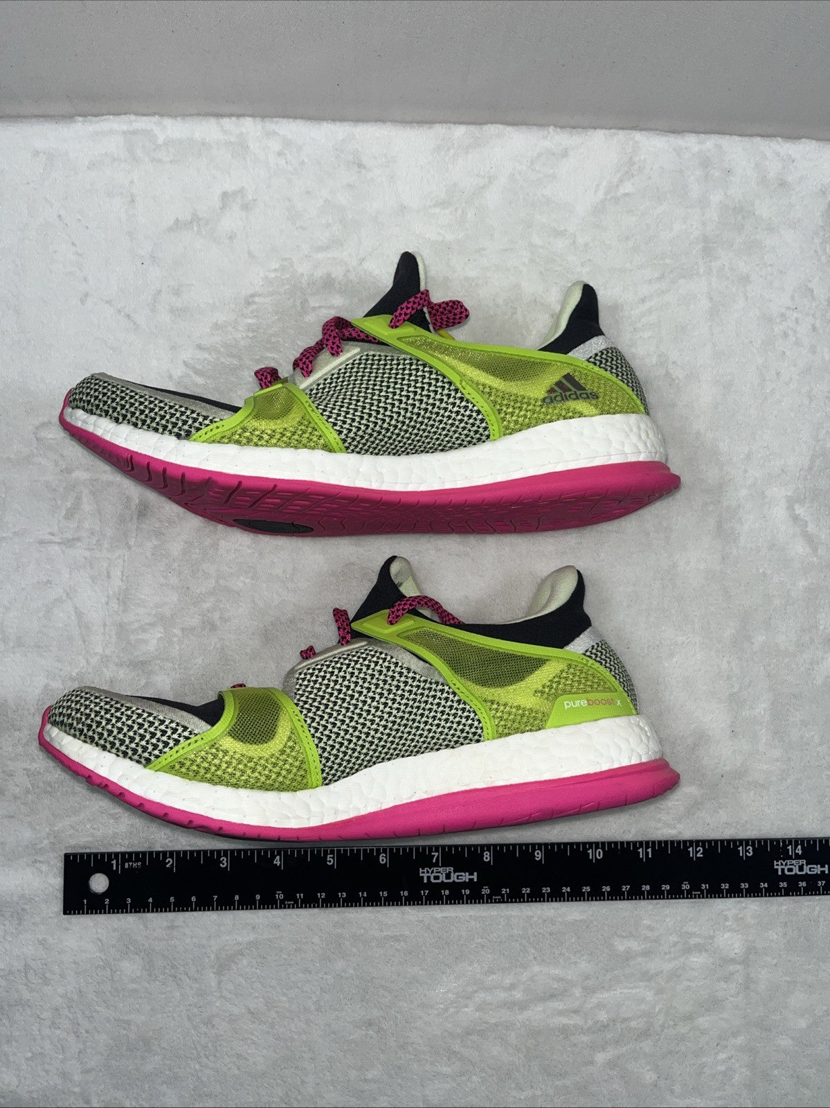 Adidas Pure Boost X Women’s Running Shoe Size 8 Athletic Multicolor Lace Up 