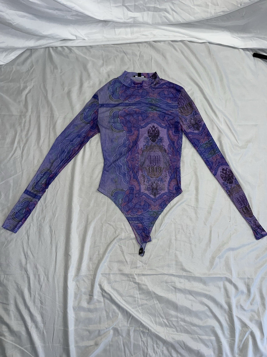 No Lies Mesh Skirt Set - Purple/combo