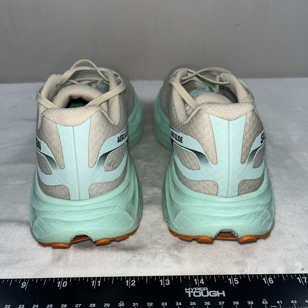 Salomon Aero Glide Granite Green Tan Size 8 Women’s Energy Foam