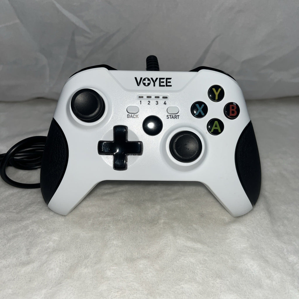 Xbox 360 Voyee Controller White NJ313 4 Channel White Untested