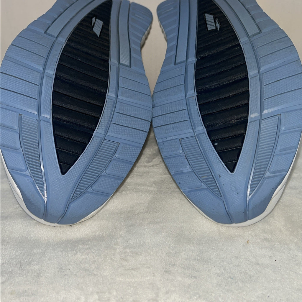 Avia Women’s Athletic Walking And Toning Shoes White Blue Size 8.5 