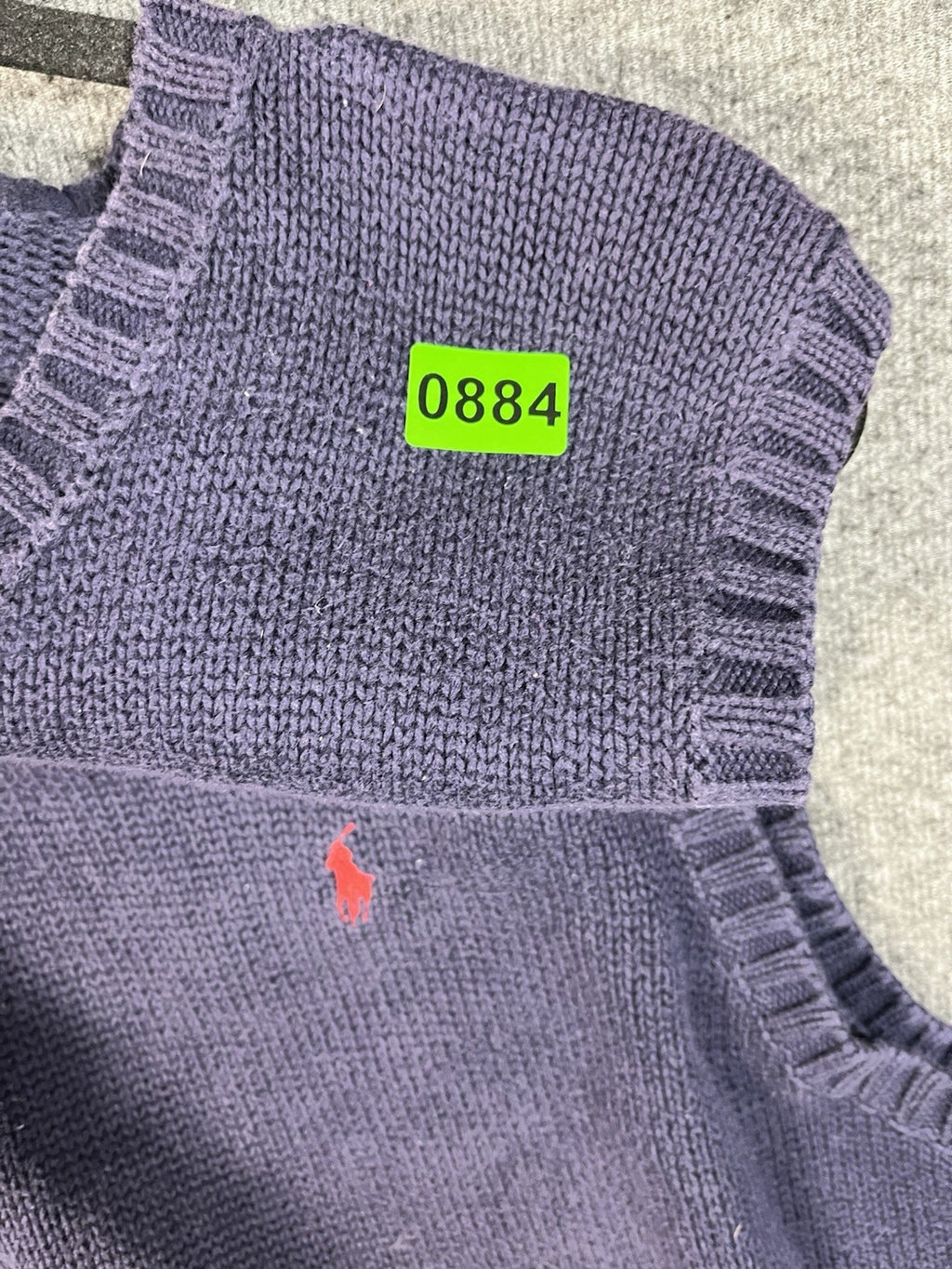 Polo Ralph Lauren Pima Cotton Sweater Vest Navy Blue Men’s Size XL Sleeveless