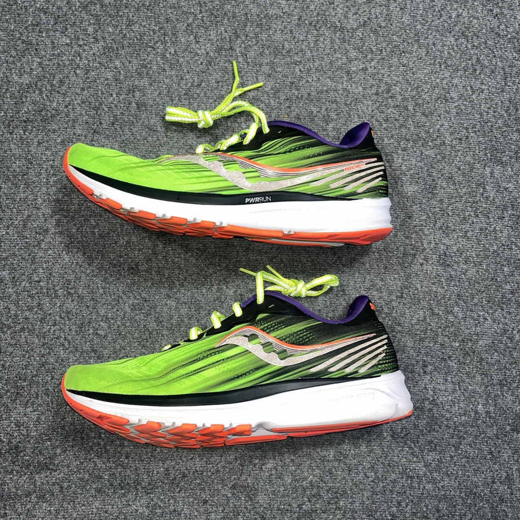 Saucony Womens Ride 14 S10650-65 Green Running Shoes Sneakers size 10.5