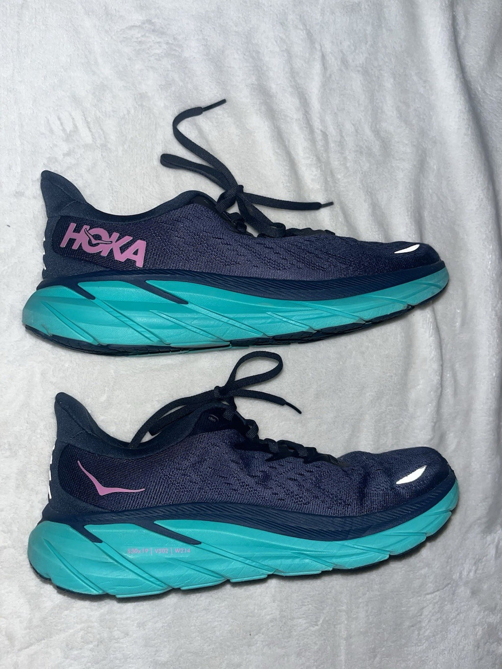 Size 9.5 - Hoka One One Clifton 8 Outer Space Atlantis W