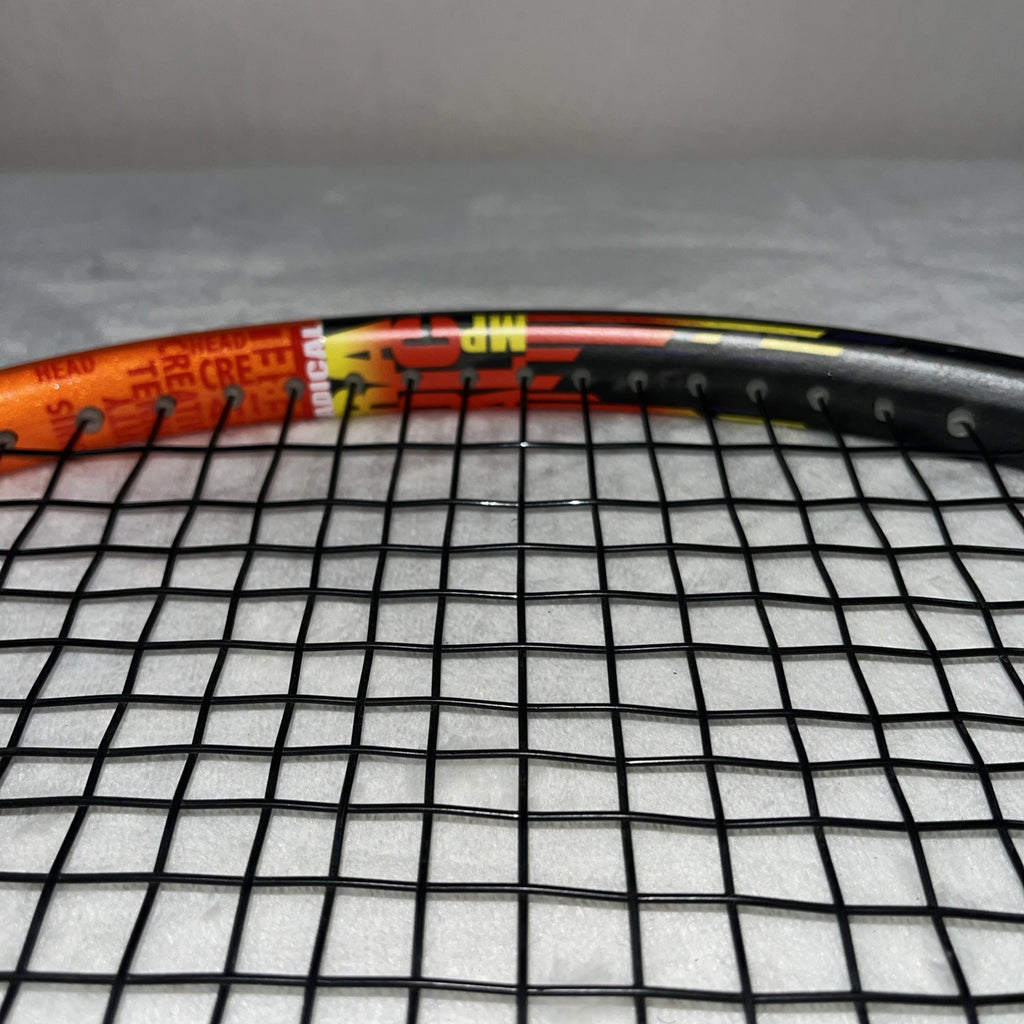 Head Radical Mp Graphene Tennis Racquet Orange Black Rubber Handle Lightweight 