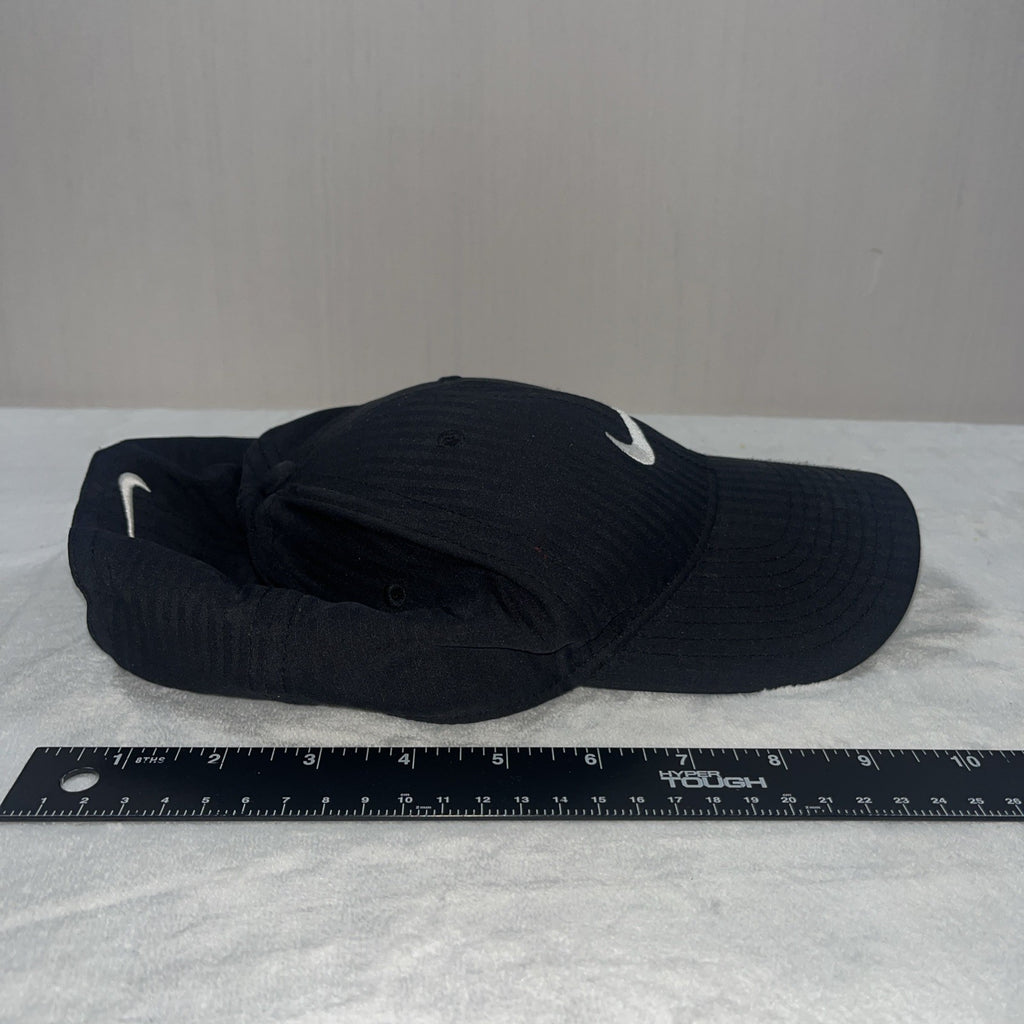 nike golf adjustable strapback hat cap Black Men’s White Check 