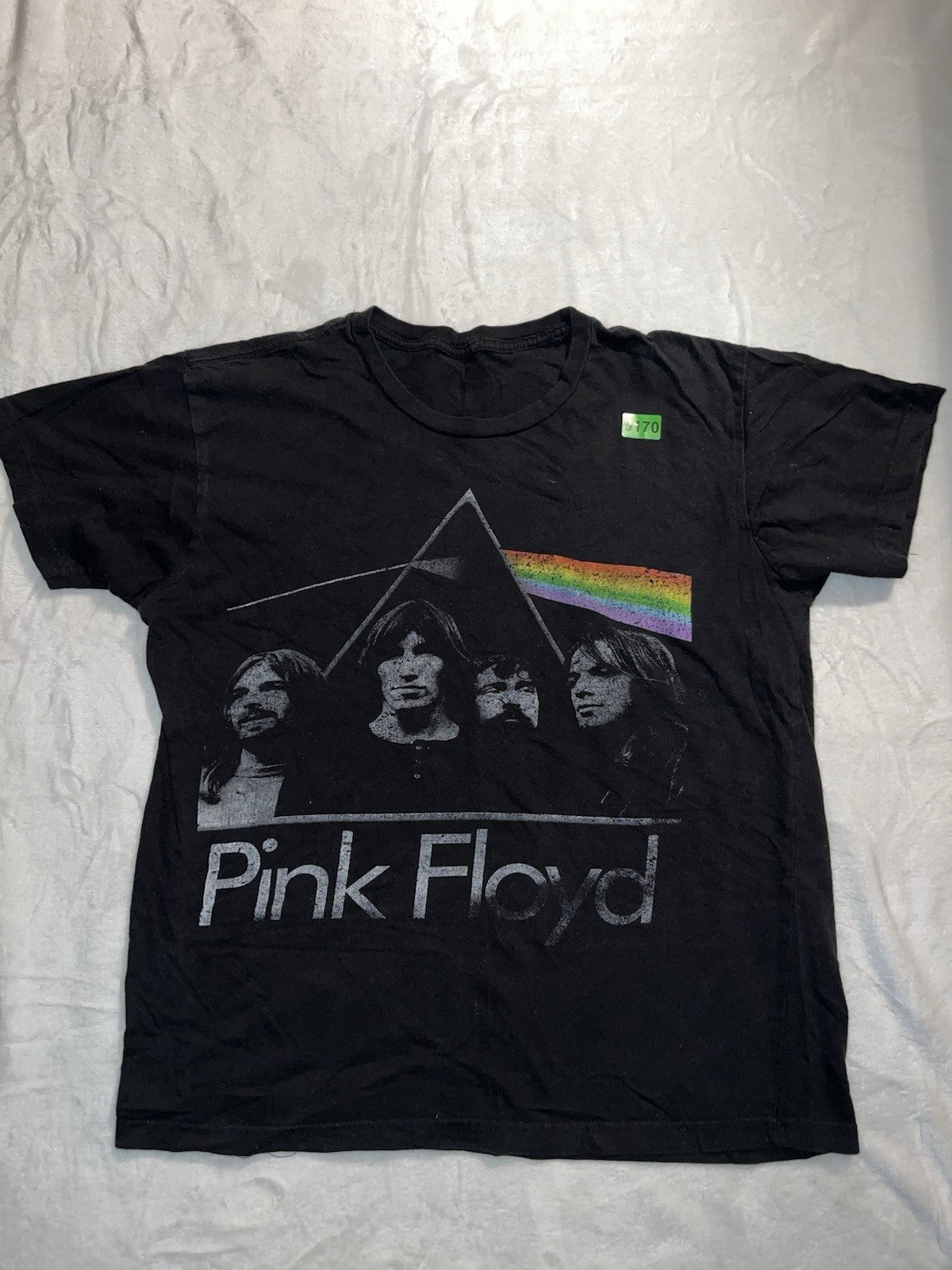 Pink Floyd Dark Side Of The Moon T Shirt Unisex Black Medium Graphic 