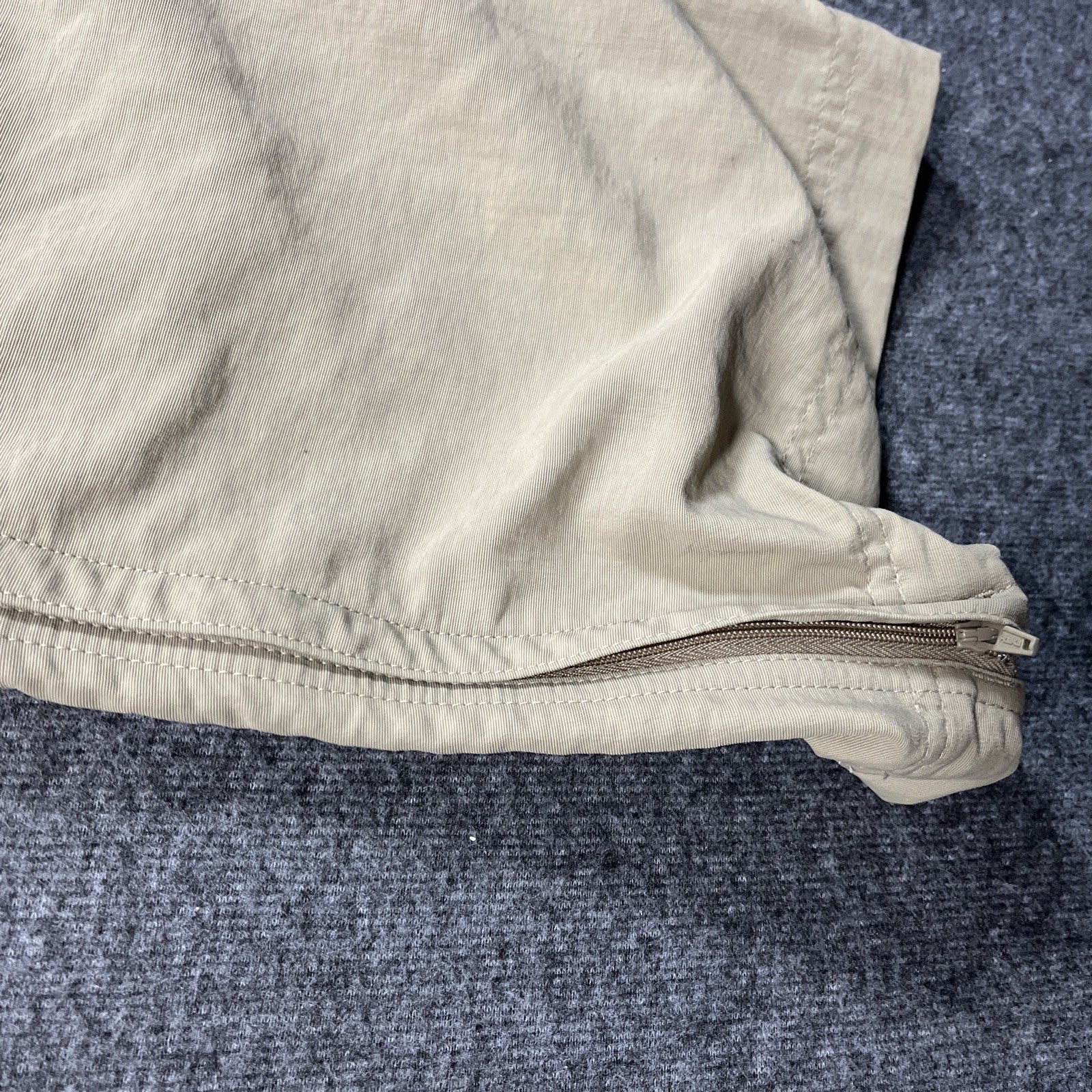 The North Face Tan Belted Nylon Convertible Hiking Cargo Pants/Short Men Size XL
