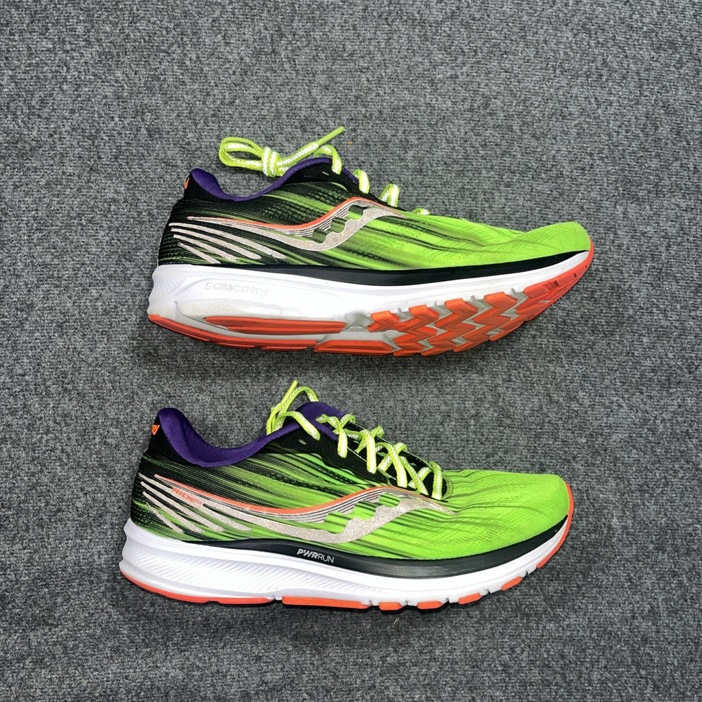 Saucony Womens Ride 14 S10650-65 Green Running Shoes Sneakers size 10.5