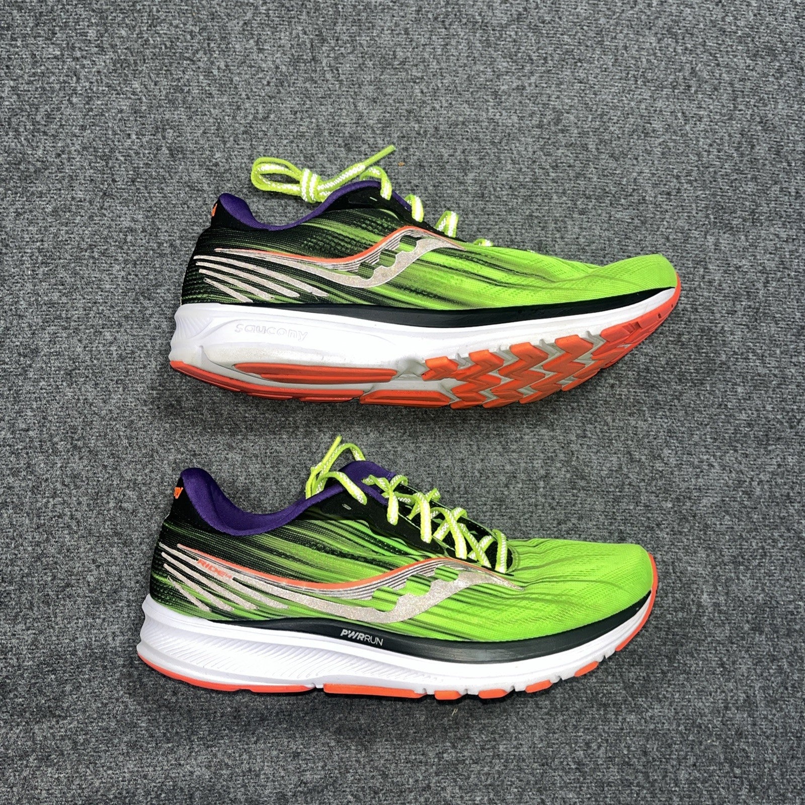 Saucony Womens Ride 14 S10650-65 Green Running Shoes Sneakers size 10.5