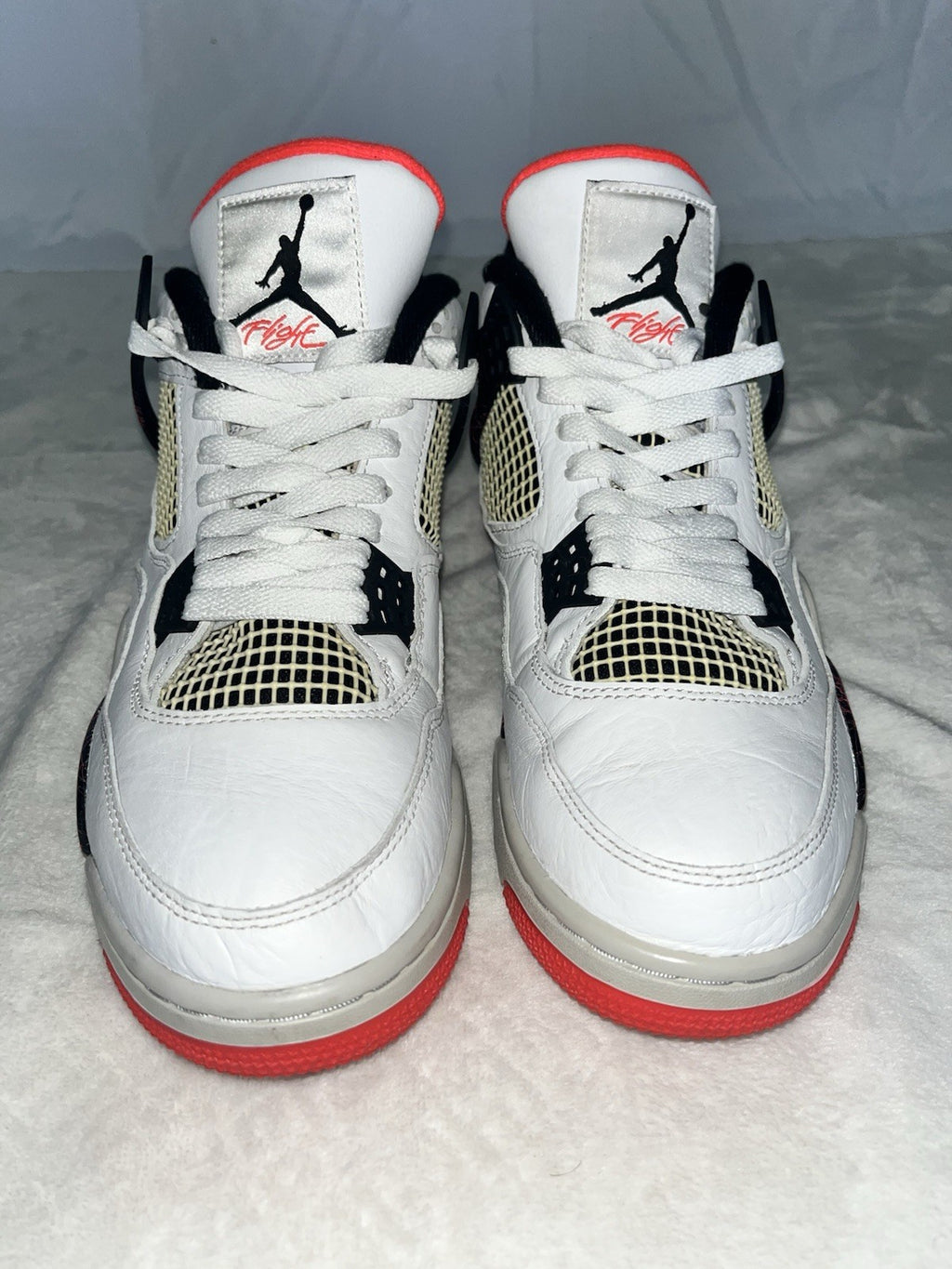 Nike Air Jordan 4 Retro Flight Nostalgia Pale Citron 308497-116 Men's Size 10.5