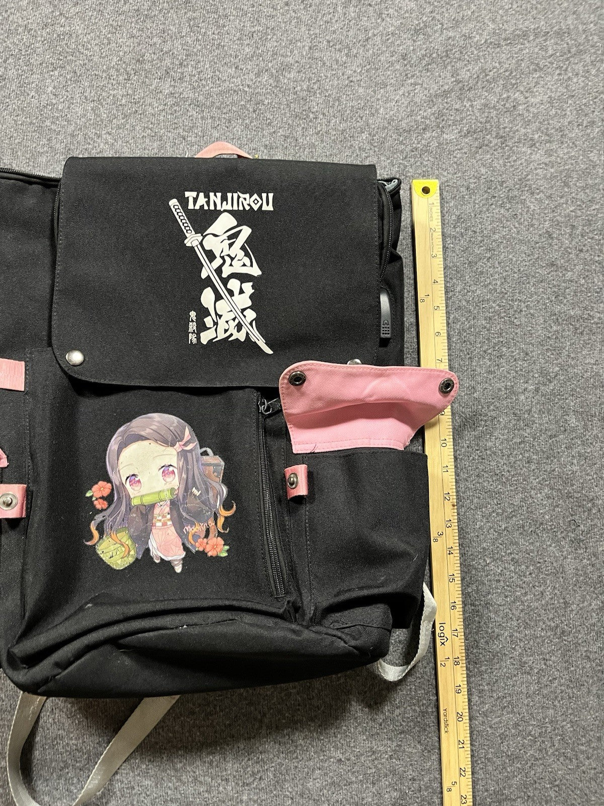Demon Slayer Backpack Anime Student School Bag Shoulder Bag Travel Bag Gift