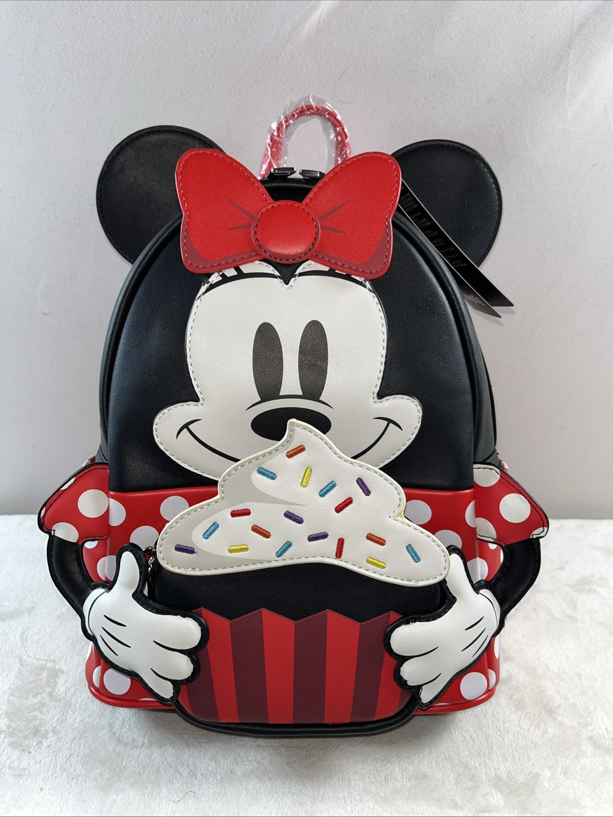 Loungefly Disney Minnie Mouse Oh My Sprinkle Cupcake Backpack-sweets-cosplay NWT