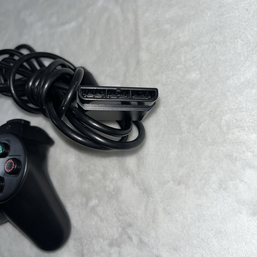 PS2 Controller Compatible with Sony Playstation 2 & Ps1 / Psone, Black Untested