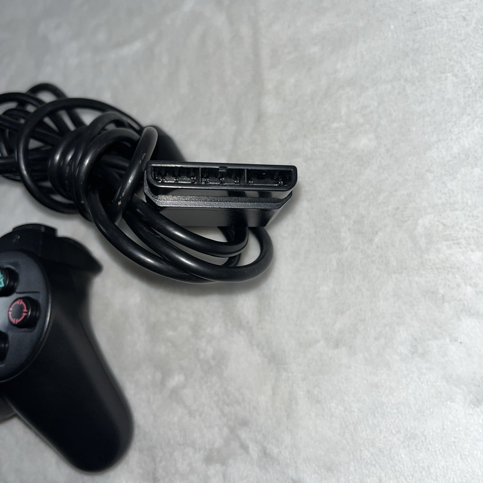 PS2 Controller Compatible with Sony Playstation 2 & Ps1 / Psone, Black Untested