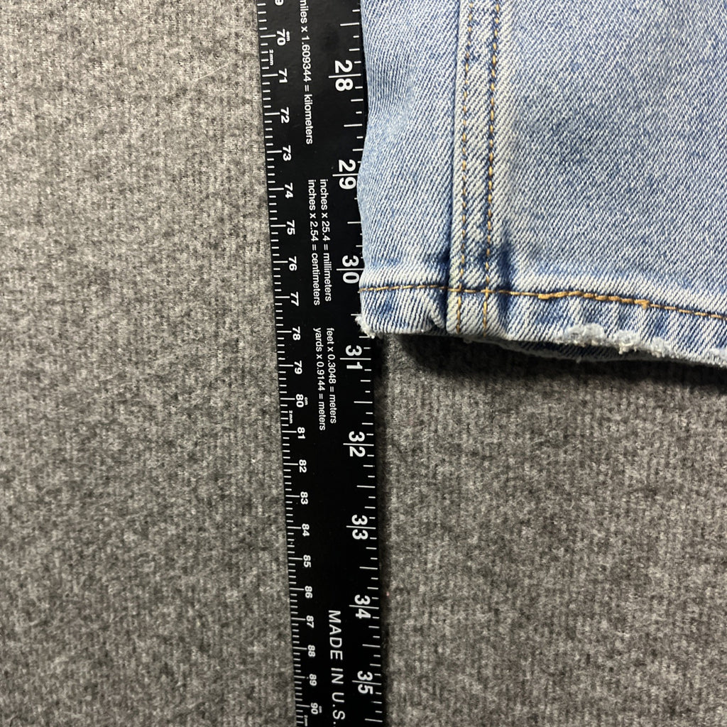 Levi’s 511 men’s light blue denim jeans size 36×32 zipper button Fly Stretch 