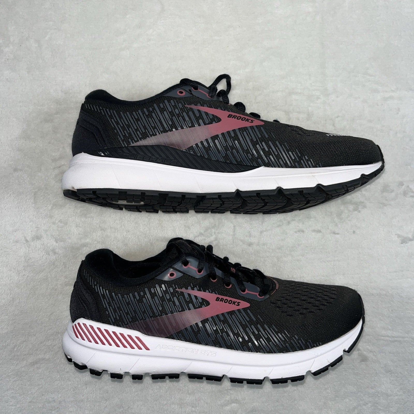 Brooks Addiction GTS 15 Black Mauvewood W 9.5