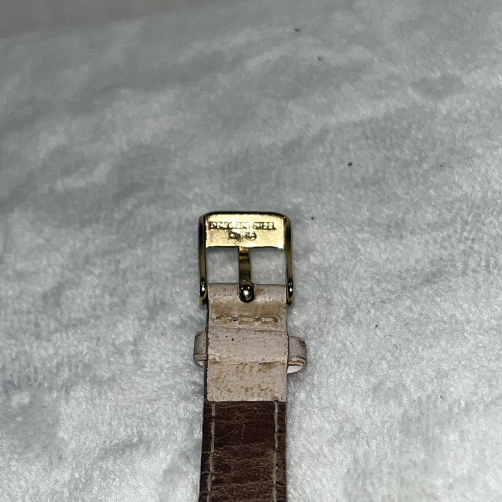 Disney Parks Minnie Mouse Leather Watch Stainless Steel Untested Women’s 