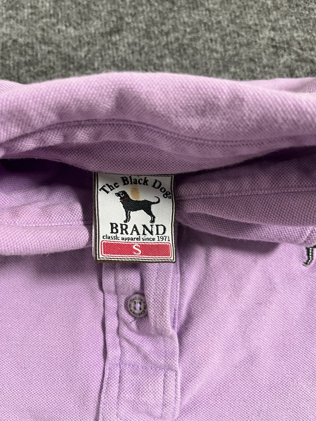 Women's The Black Dog Brand Pink Golf Polo Shirt Sz S