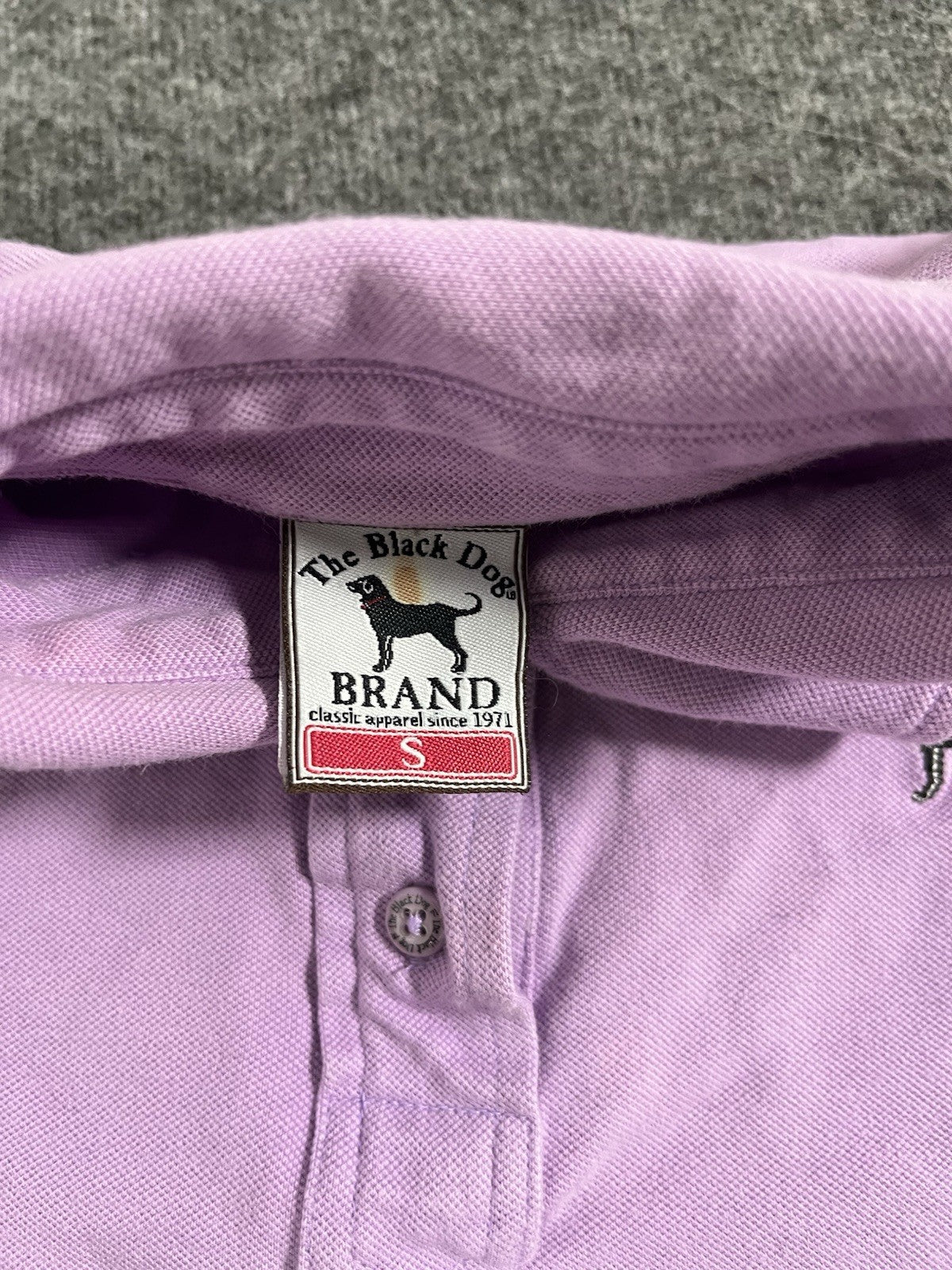 Women's The Black Dog Brand Pink Golf Polo Shirt Sz S