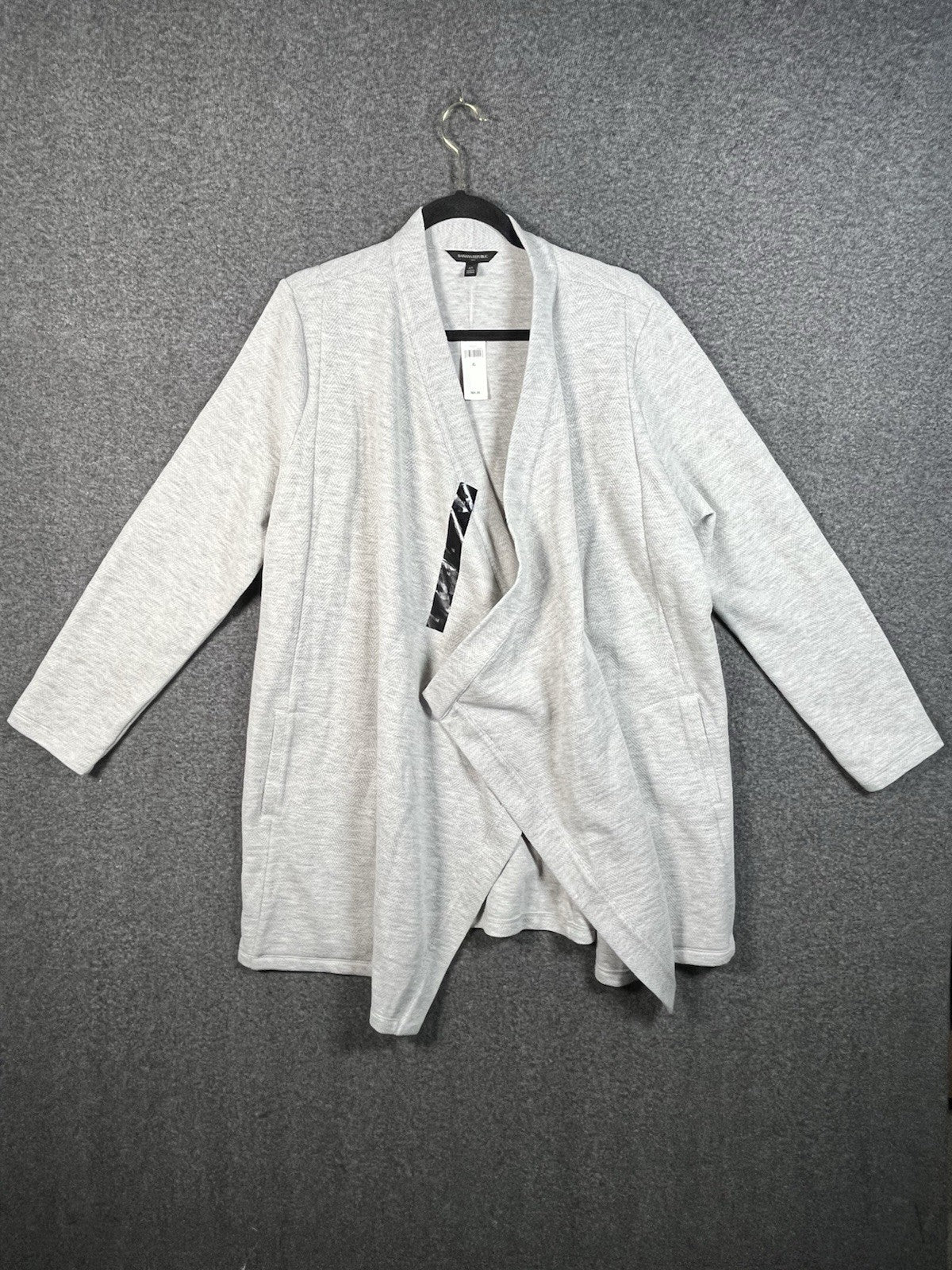 Banana Republic cardigan sweater Women Gray Long Sleeve XL 