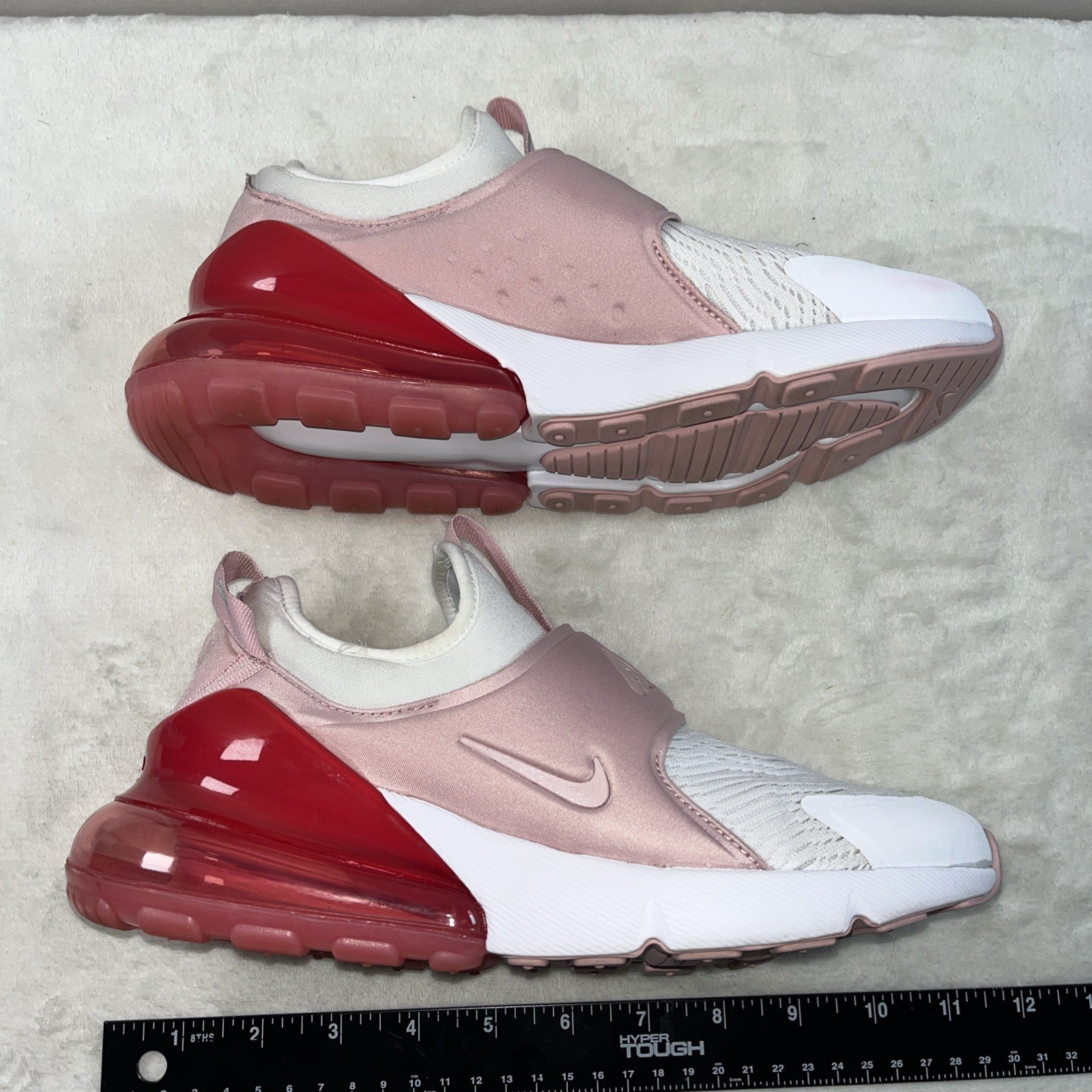 Size 7Y- Nike Air Max 270 Extreme Low White Pink Glaze