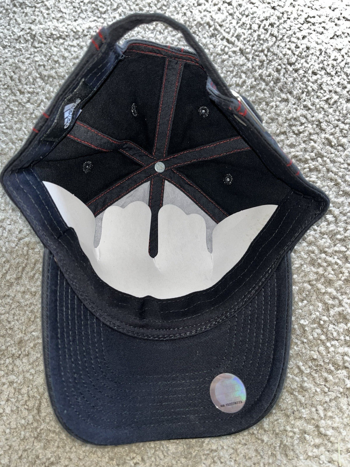 Adidas Chicago Bulls Baseball Cap Black And Red Ajustable Back