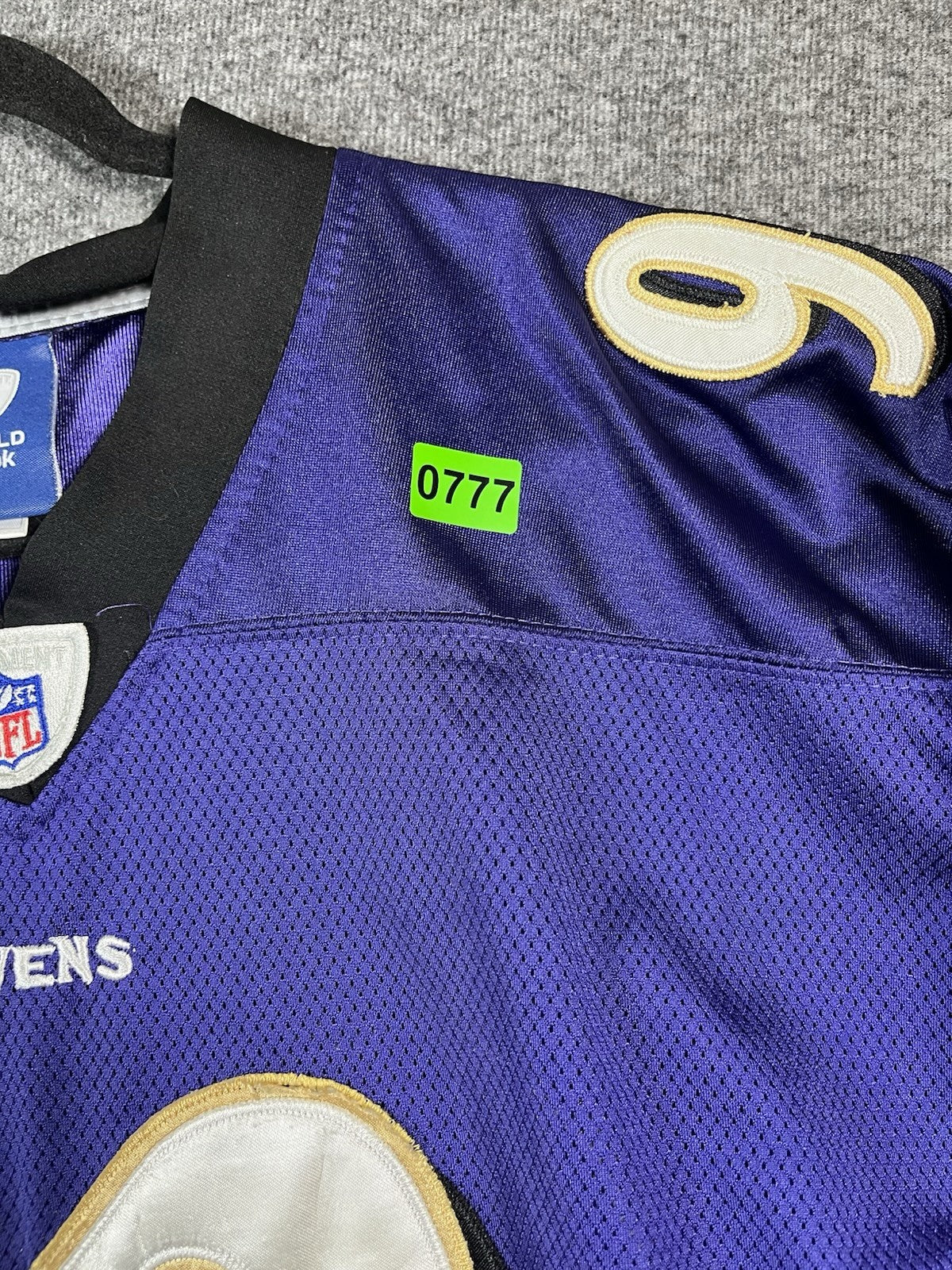 Haloti Ngata #92 Baltimore Ravens Purple Reebok On Field Jersey Size 52 Stitched