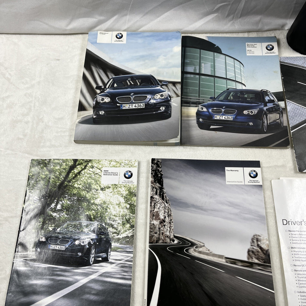 2010 BMW 5 SERIES 528i 535i 550i Owners Manual  , Navigation, Drive , Warranty
