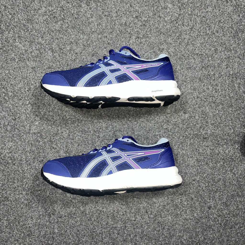 Asics  Gel Contend 8 Women Sz US 7 Purple Blue Amplifoam Running Shoes 1012B320