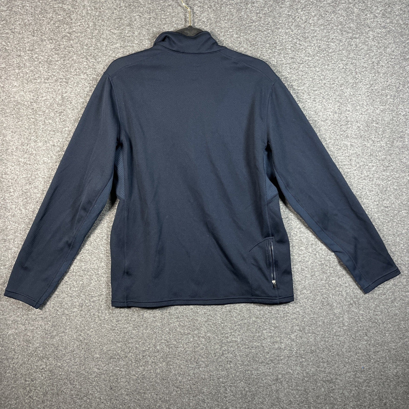 Nike 1/4 Zip Pullover Sweatshirt Dri-Fit Long Sleeve Men's Size Large Blue 10005