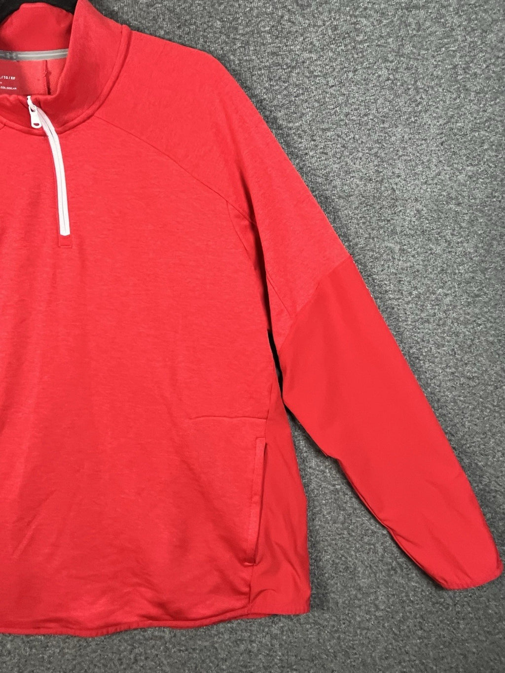 Under Armour Men's Qualifier Hybrid 1/4 Zip Long Sleeve in red XL Cold gear 