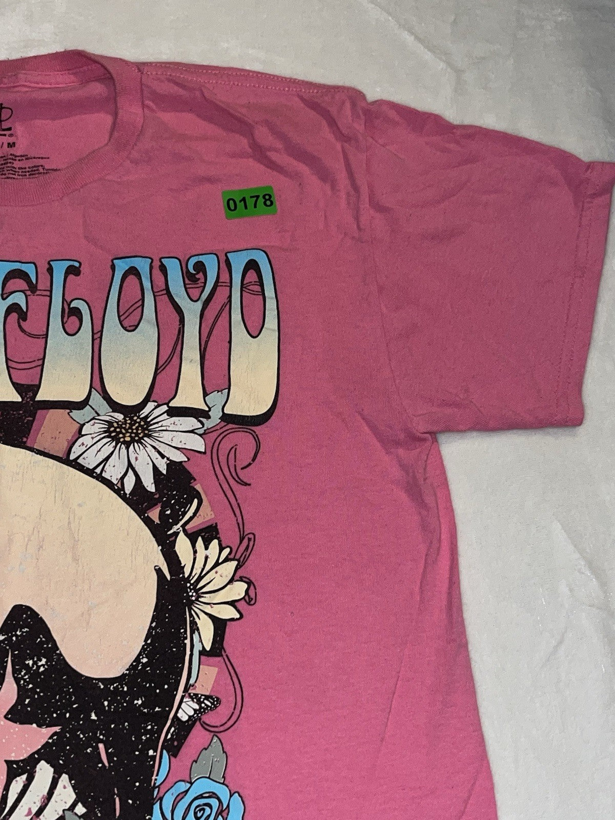 Pink Floyd Pig Design T Shirt Pink Size Medium 